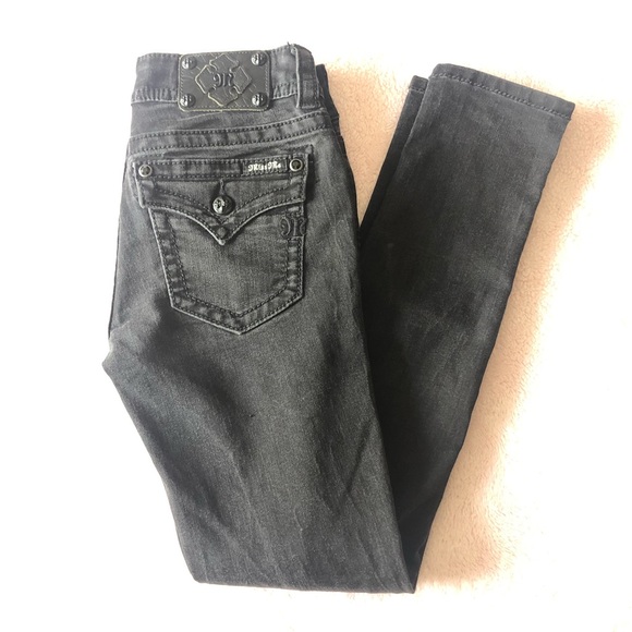 Miss Me Denim - Miss Me Black Skinny Jeans